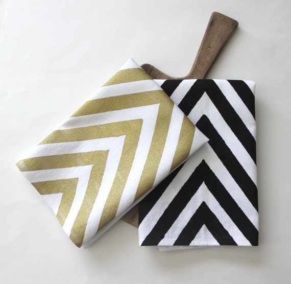 Cloth Napkins Set / Cocktail Napkins / Bar Cart Accessories / Etsy