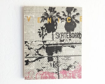 SKATE Venice - Skateboard Art - California Style