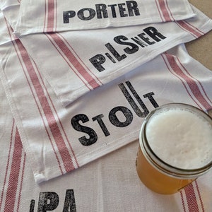 Home Brewer Gift / Beer Lover Gift / Beer Lover / Beer Gift / Stout / Pilsner / Porter / Ipa / Types of Beer image 2