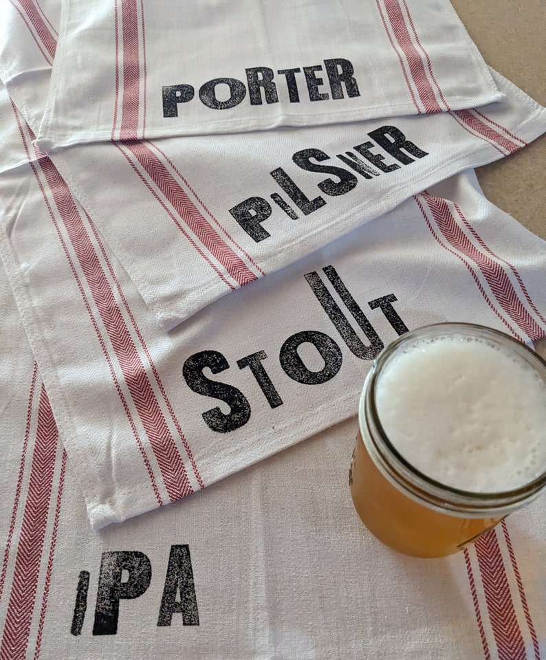 Home Brewer Gift / Beer Lover Gift / Beer Lover / Beer Gift / Stout / Pilsner / Porter / Ipa / Types of Beer image 2