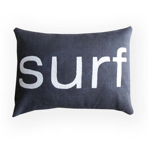 Surf Style Beach Cottage Decor Navy Blue And White Surf Etsy