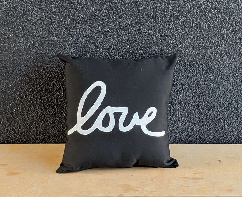 OUTDOOR Love Pillow Outdoor Valentines Day Decor image 7