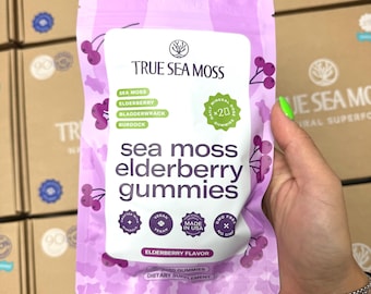Sea Moss & Elderberry Gummies - HandMade Sea Moss Gummies