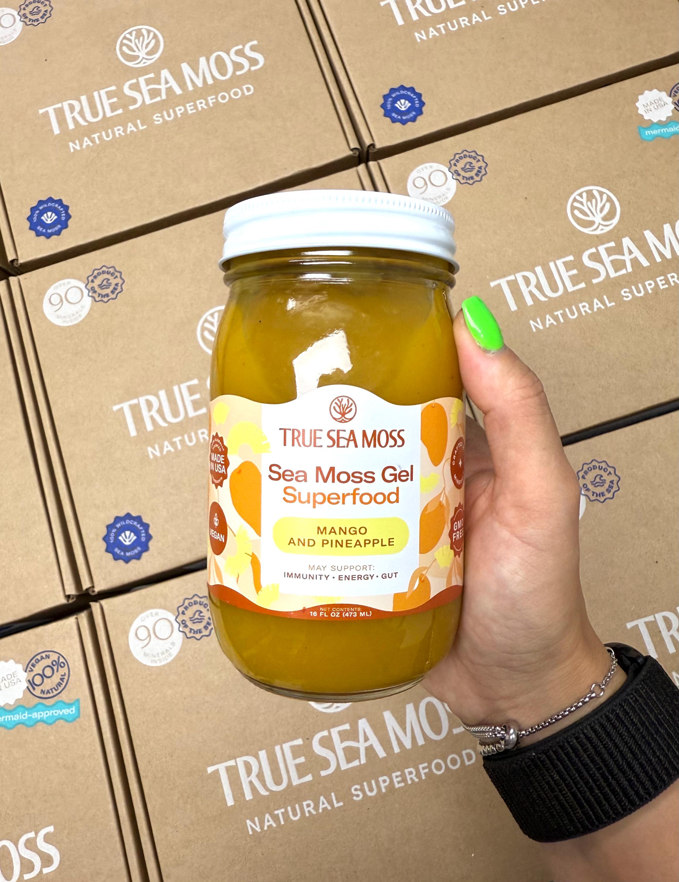 Mango - Pineapple Sea Moss Gel - Handmade Sea Moss Gel - Etsy
