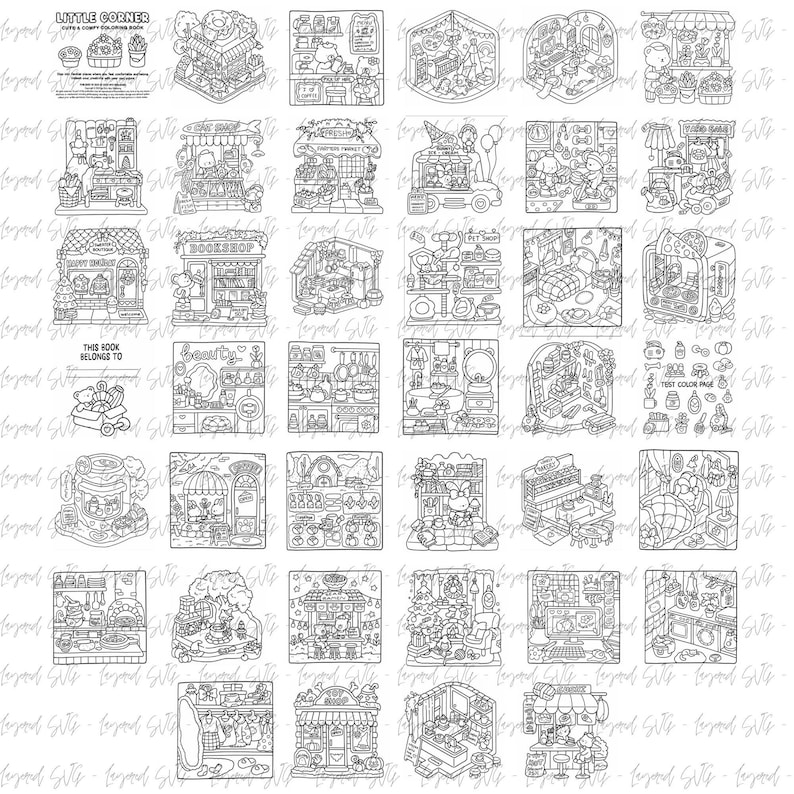 Coloring Pages Ultimate Bundle, Coco Wyo Coloring Book, Girl Moments ...