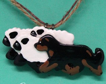 Photojewelry Handmade. pendant for people who love dogs Beauceron