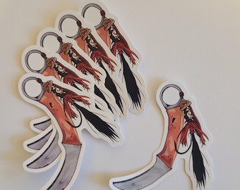 Hook and Knife | Hannigram Sticker