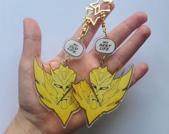 Transformers Rodimus Star Keychain – Double-Sided MTMTE Inspired