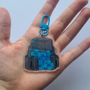 Remembrance Flowers - Megatron Keychain