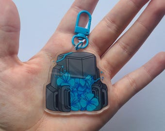Remembrance Flowers - Megatron Keychain