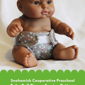 Chubby Baby Doll Diaper Sewing Pattern image 1