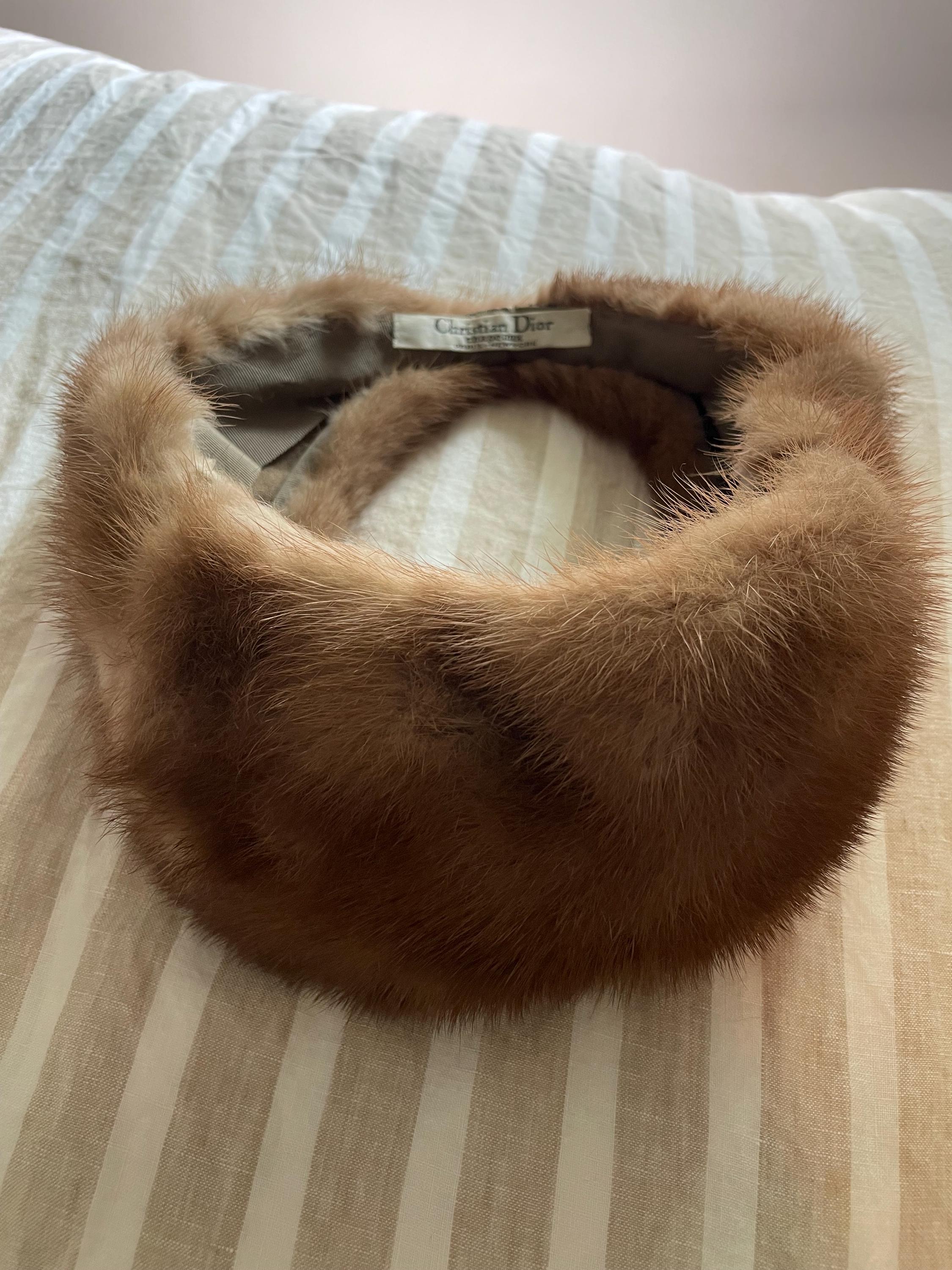 Christian Dior brown Fur Hat Christian Dior Fur Hat - Brown Hats, Accessories - CHR387832  main image 2