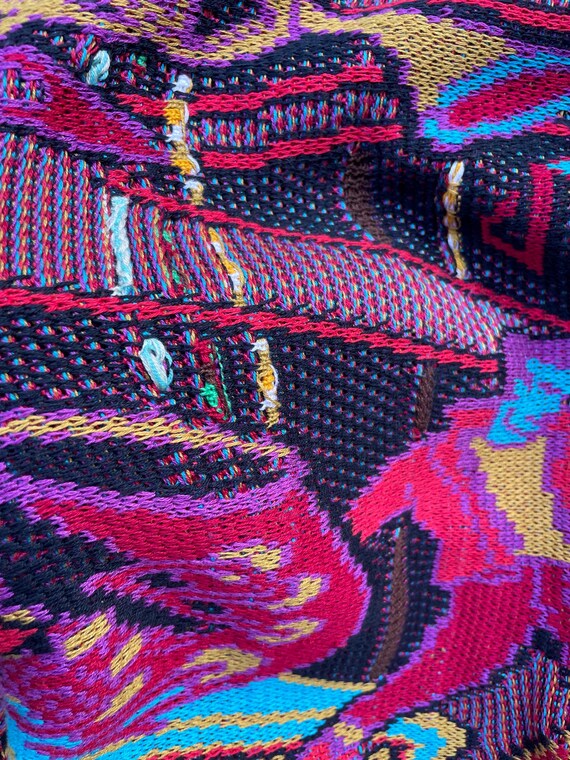 Vintage Coogi Australia Sweater: 90s Rock Music 3D Knit, Size