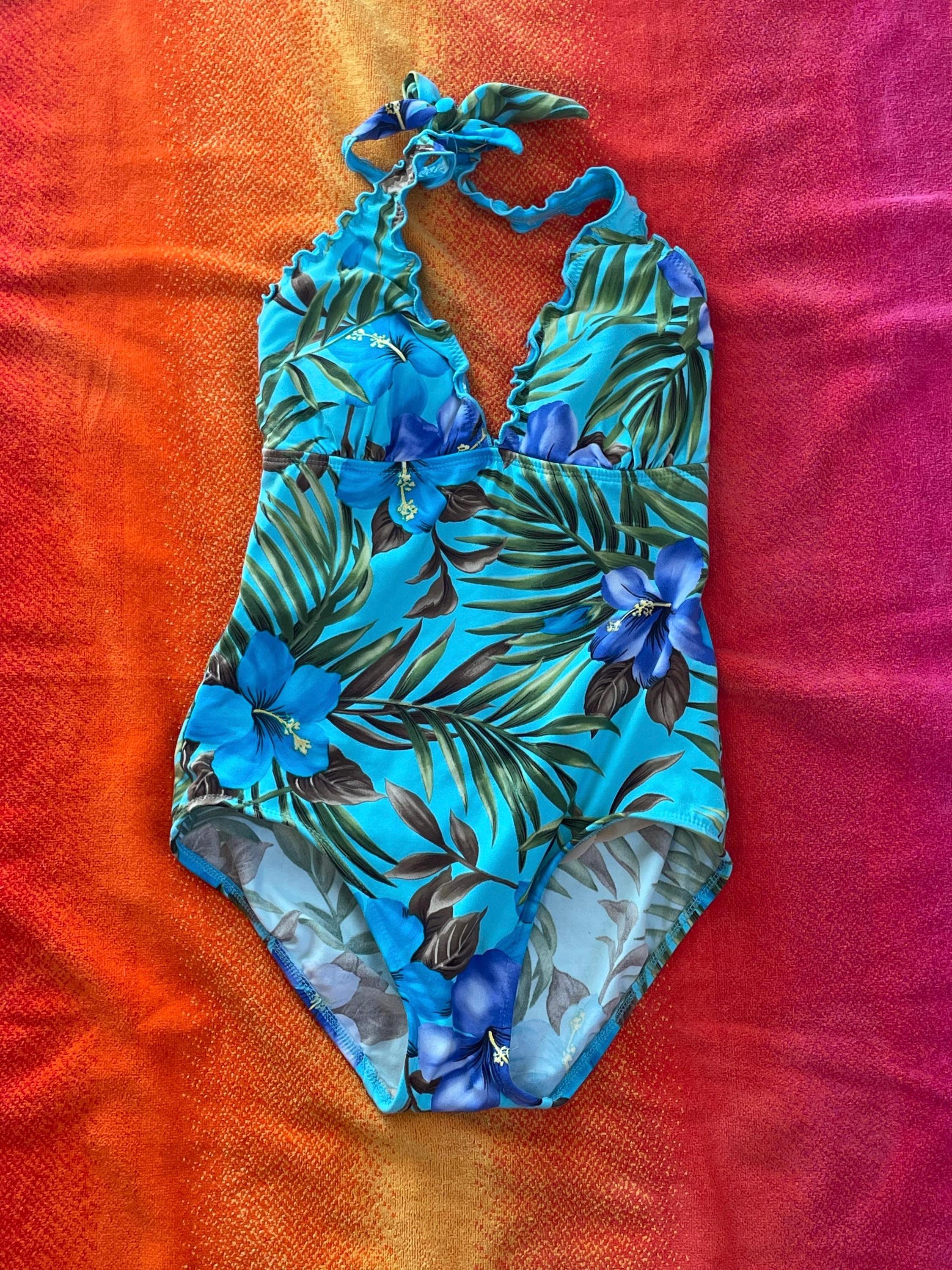 'S SOLEZIA[ソレジア] Tropical Print One Piece Surya One Piece - Origami – STONE FOX SWIM
