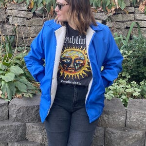 vintage deadstock birdie by Richard A Leslie blue jacket. sz men’s xs.