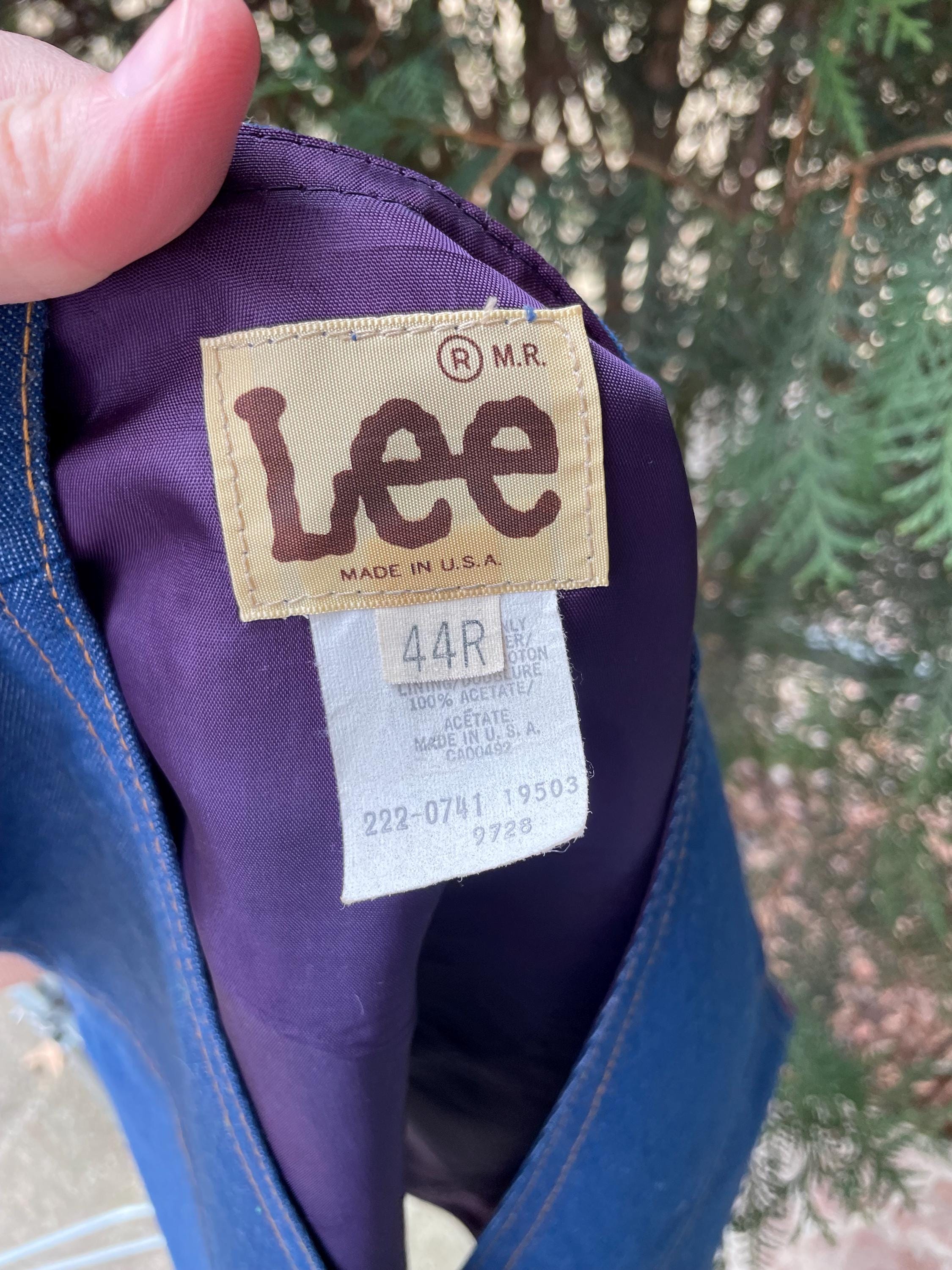 ヴィンテージ 70年代 Lee デニムベスト - ウエスタン カウボーイ コア 