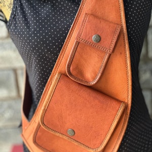 Sac bandoulière en cuir