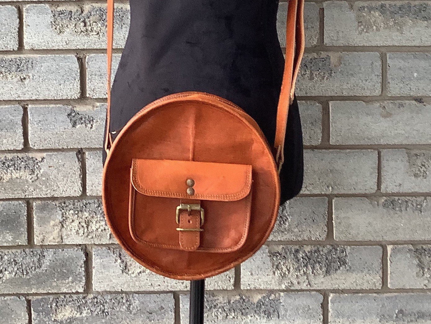 バッグ archive leather one shoulder bag brown BCBGMAXAZRIA Handbag Brown Leather Hobo Bag Shoulder Purse