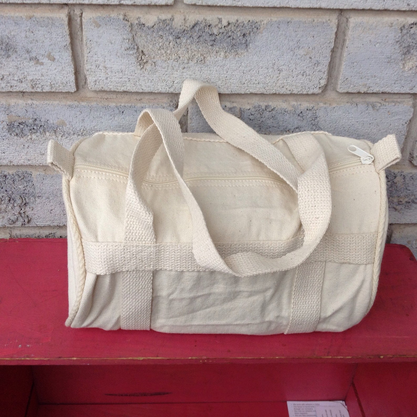 Unbleached Canvas Lunch Bag Reusable Canvas Bag Put Your Own Etsy