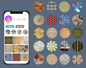Retro Instagram Highlight Covers | Social Media Icons (Digital Download)