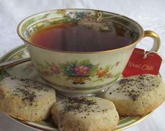 4 Dozen Chai Spice Shortbread Cookies w/Chai Glaze