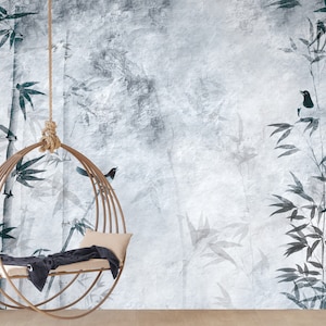 Bamboo Forest Wallpaper: Peel and Stick Tropical Wall Mural