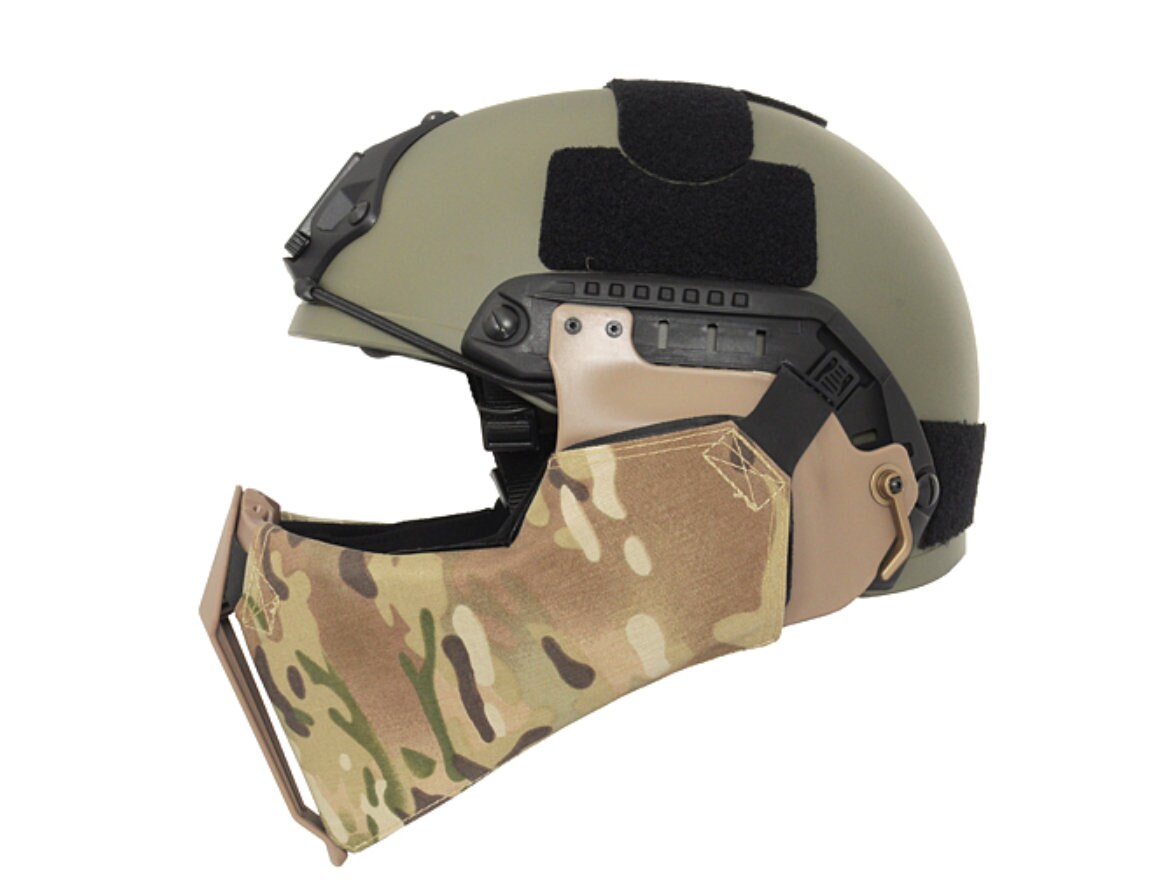 3d Printed OPSCORE Gunsight Mandible Fast, Replica, Airsoft Protective