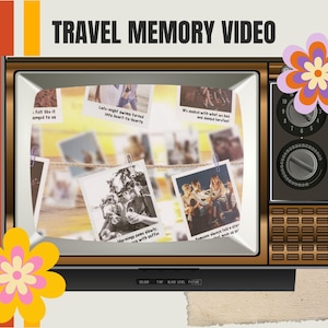 Custom Travel Slideshow Video – 1 Min Animated Trip Recap (16 Photos, Captions & Music) | Fast Turnaround HD Vacation Edit