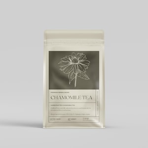 3 Pastel Tea Pouch Label Template Canva | Editable Tea Bag Packaging Stickers | Herbal Tea Branding Label | DIY Product Labels for Small Biz