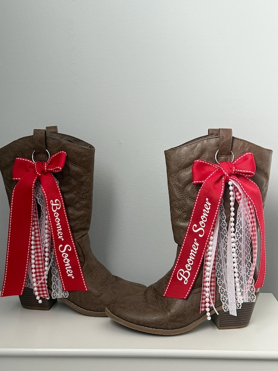 University of Oklahoma Boot Bows
