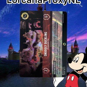 Snuggy Duckling - Disreputable Pub / Ursula's Return / 216/204 / PROXY Lorcana card(s)