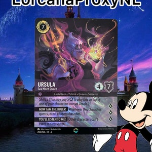Ursula - Regina Strega del Mare / Il Ritorno di Ursula / 208/204 / Carta/e PROXY Lorcana