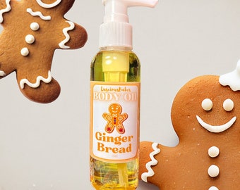 Moisturizing Scented Body Oil - Gingerbread