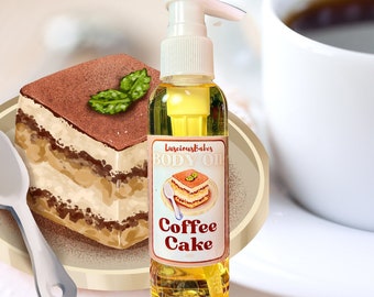 Moisturizing Scented Body Oil - Coffee Cake