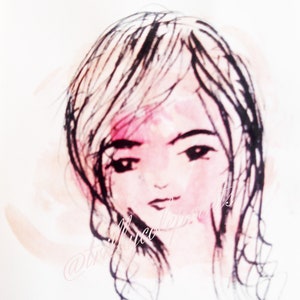 The Girl - Digitaldruck - Kostenlose Personalisierungen - Weihnachtsgeschenk