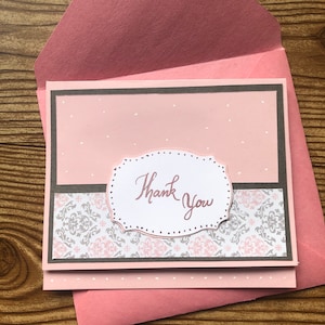 Carte faite main - Merci