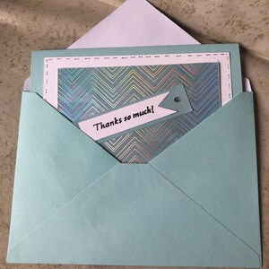 Carte faite main - Merci