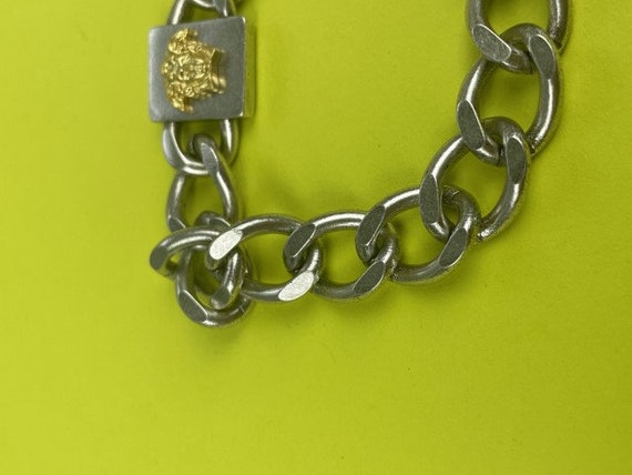 Vintage Versace Gold Plated Chain Bracelet, Luxur… - image 8