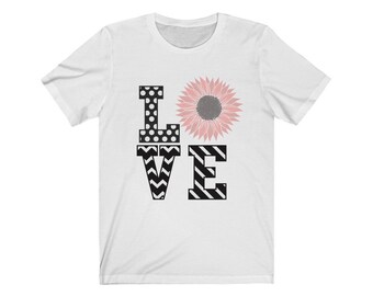 Sunflower Love | Unisex Jersey Short Sleeve Tee