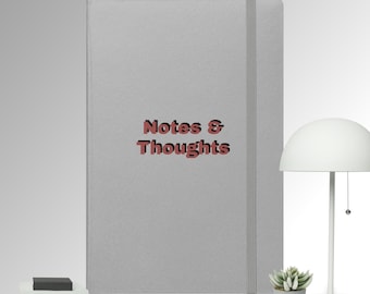 Hardcover bound notebook
