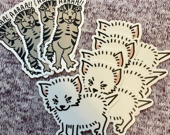 Silly Cat stickers