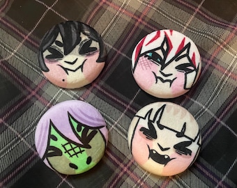 Baby Villain Squishy Cheeks Buttons