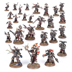 Warhammer stl Chaos Space Troops, Combat Patrol: Chaos Space Marines, 14 Proxy Model STL Files for Resin 3D Printing