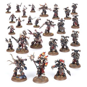 Warhammer stl Chaos Space Troops, Combat Patrol: Chaos Space Marines, 14 Proxy Model STL Files for Resin 3D Printing