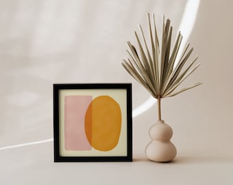 ART PRINT | Abstract 011 | Color blocked poster