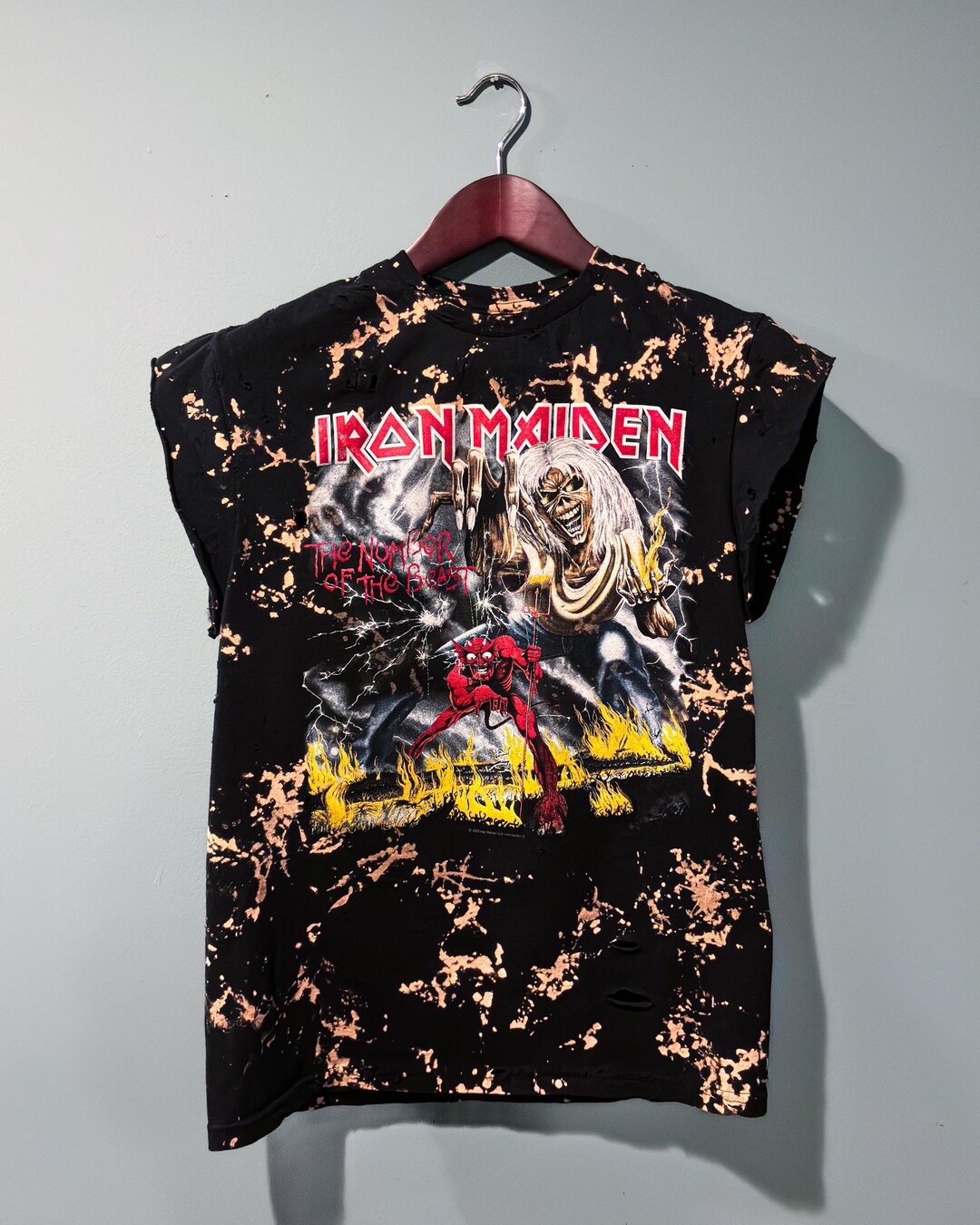 Distressed Vintage Rock Band T-shirt - Etsy
