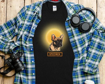 French Bulldog Specimen unisex funny dog t-shirt cotton trendy fashion quality t shirt graphic style pet owner gift idea