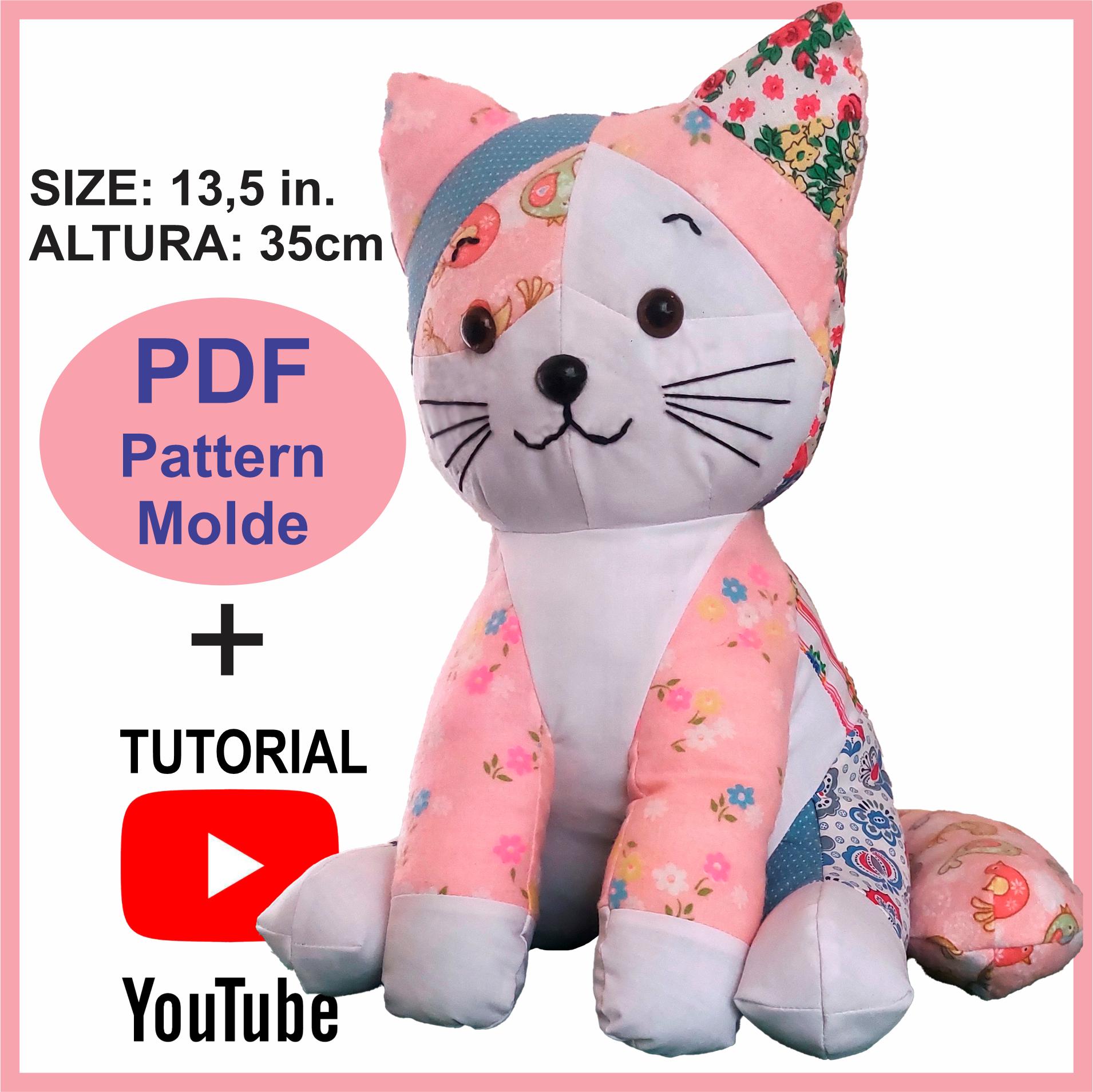 Cat Sewing Pattern Sitting Cat Mold - Etsy cat-sewing-pattern-sitting-cat-mold-etsy