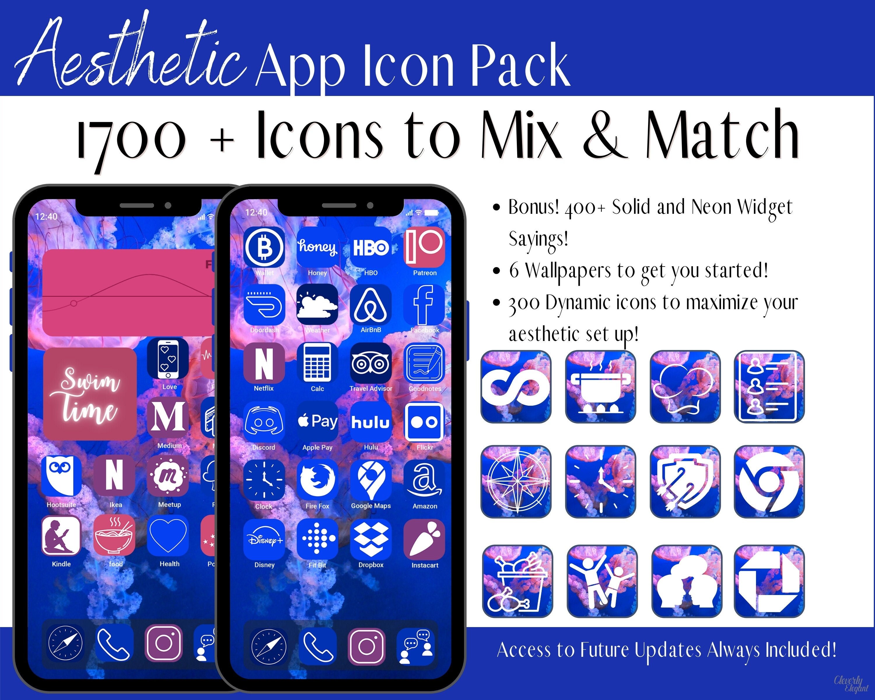 Ios14 App Icons Blue Aesthetic Icons Pack Iphone App Icons Ios 14 Jellyfish Ocean Pink Theme Ios14 App Icons Blue Aesthetic Icons Pack Iphone App Icons Ios 14 Jellyfish Ocean Pink Theme