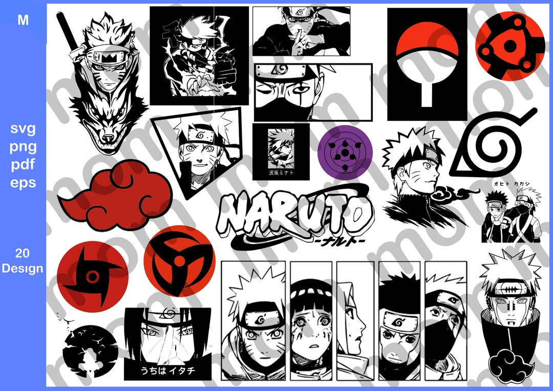Anime Svg Bundle // Japannese // Manga Svg // SVG PNG EPS - Etsy